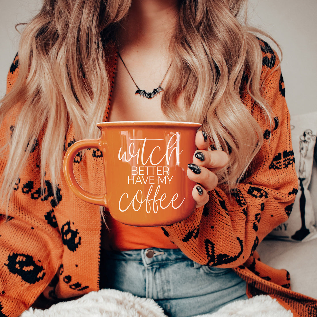 Funny Mom Halloween Cup Coffee Theme
Halloween Season Coffee Mug Funny Quote
Microwave Safe Halloween Coffee Mug 14.5oz